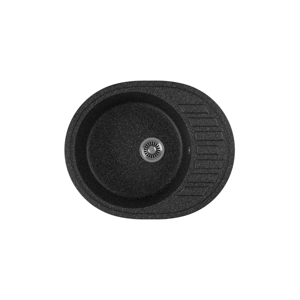 Фото Мойка кухонная GreenStone 62x50 см GRS-62-308 цвет черный Фото Мойка кухонная GreenStone 62x50 см GRS-62-308 цвет черный