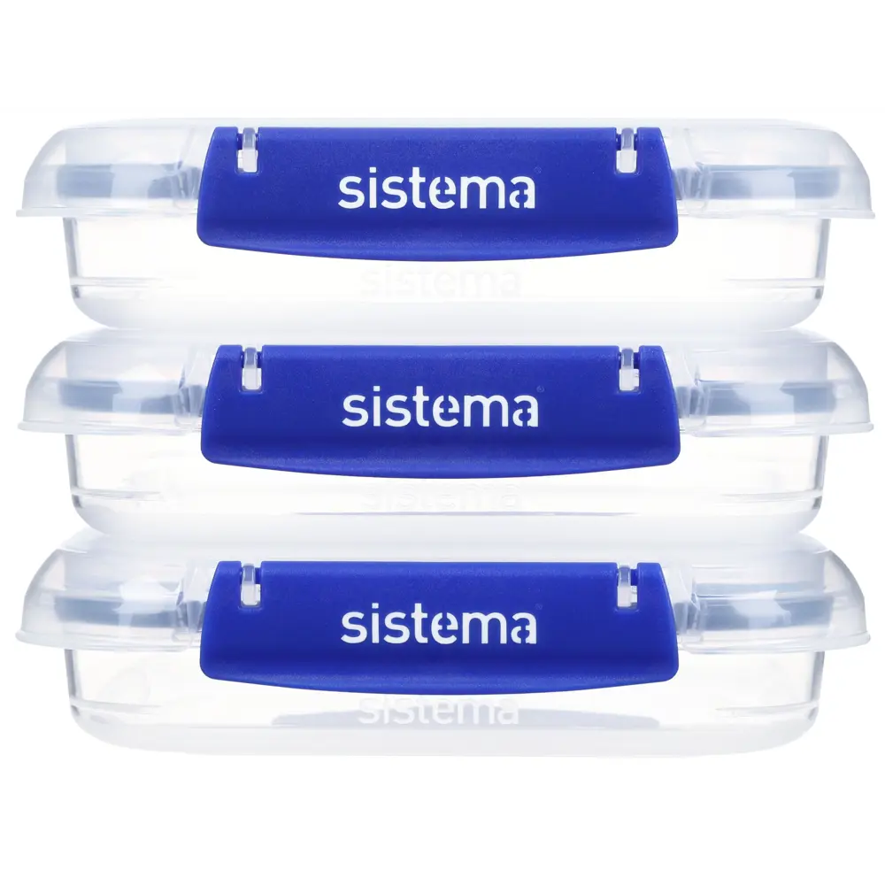 Фото 4 Контейнер для пищевых продуктов Sistema 0.52 л пластик цвет синий 881643 Фото 4 Контейнер для пищевых продуктов Sistema 0.52 л пластик цвет синий 881643