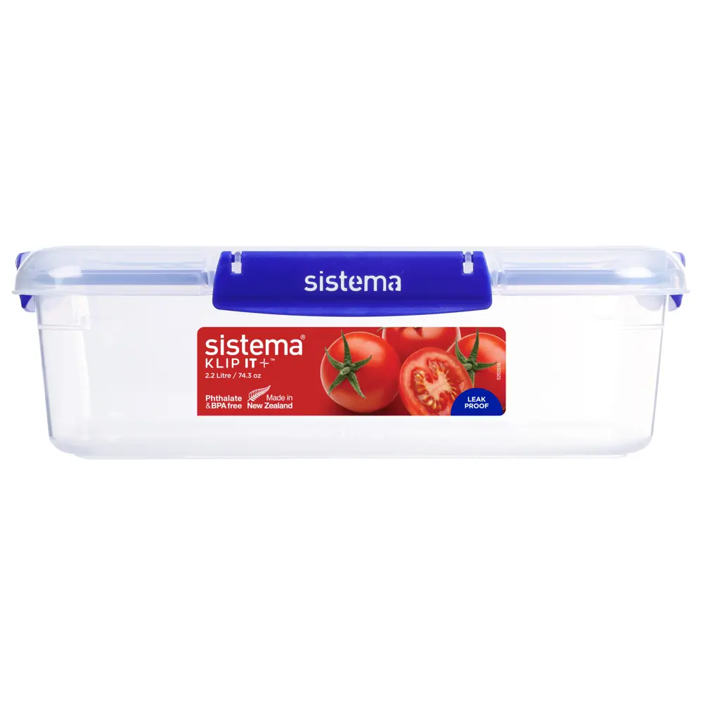 Фото 3 Контейнер для пищевых продуктов Sistema 2.2 л пластик цвет синий 881700 Фото 3 Контейнер для пищевых продуктов Sistema 2.2 л пластик цвет синий 881700