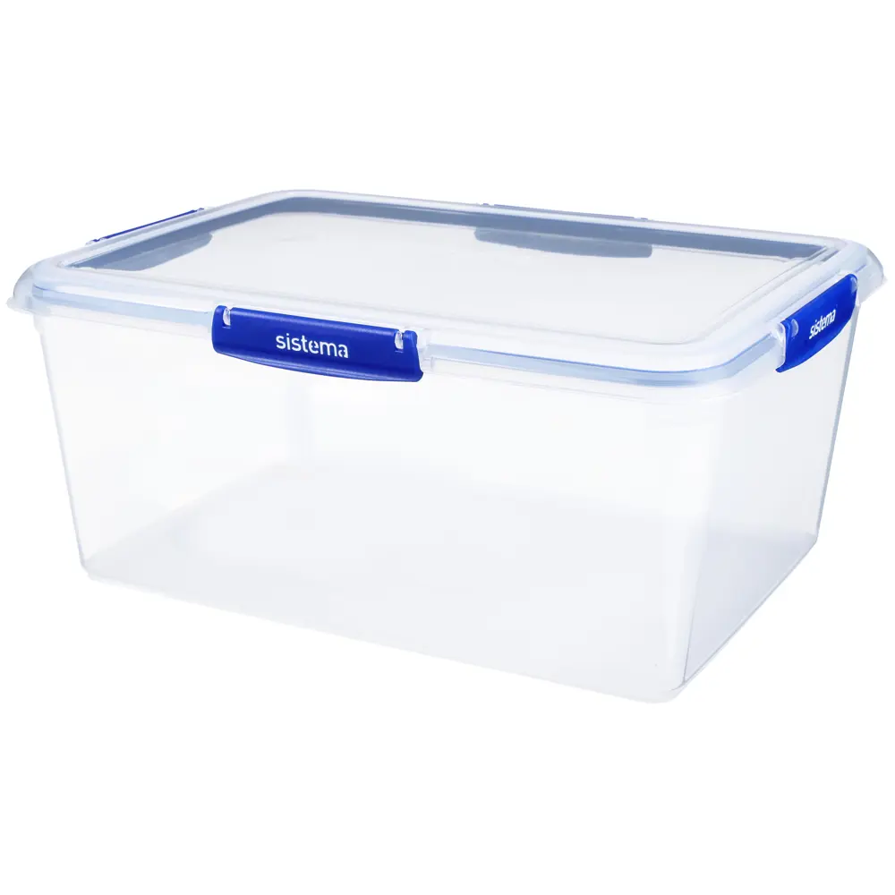 Фото 2 Контейнер для пищевых продуктов Sistema 10 л пластик цвет синий 881880
