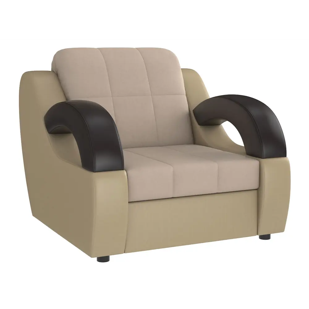 Фото Кресло Первый мебельный Круз Люкс текстиль цвет мокко 119121 Фото Кресло Первый мебельный Круз Люкс текстиль цвет мокко 119121