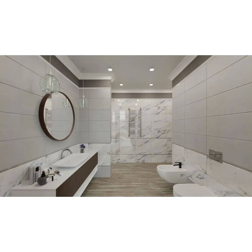 Фото 7 Плитка настенная Montblanc Light МРА 30x60 см 1.62 м² цвет белый Фото 7 Плитка настенная Montblanc Light МРА 30x60 см 1.62 м² цвет белый