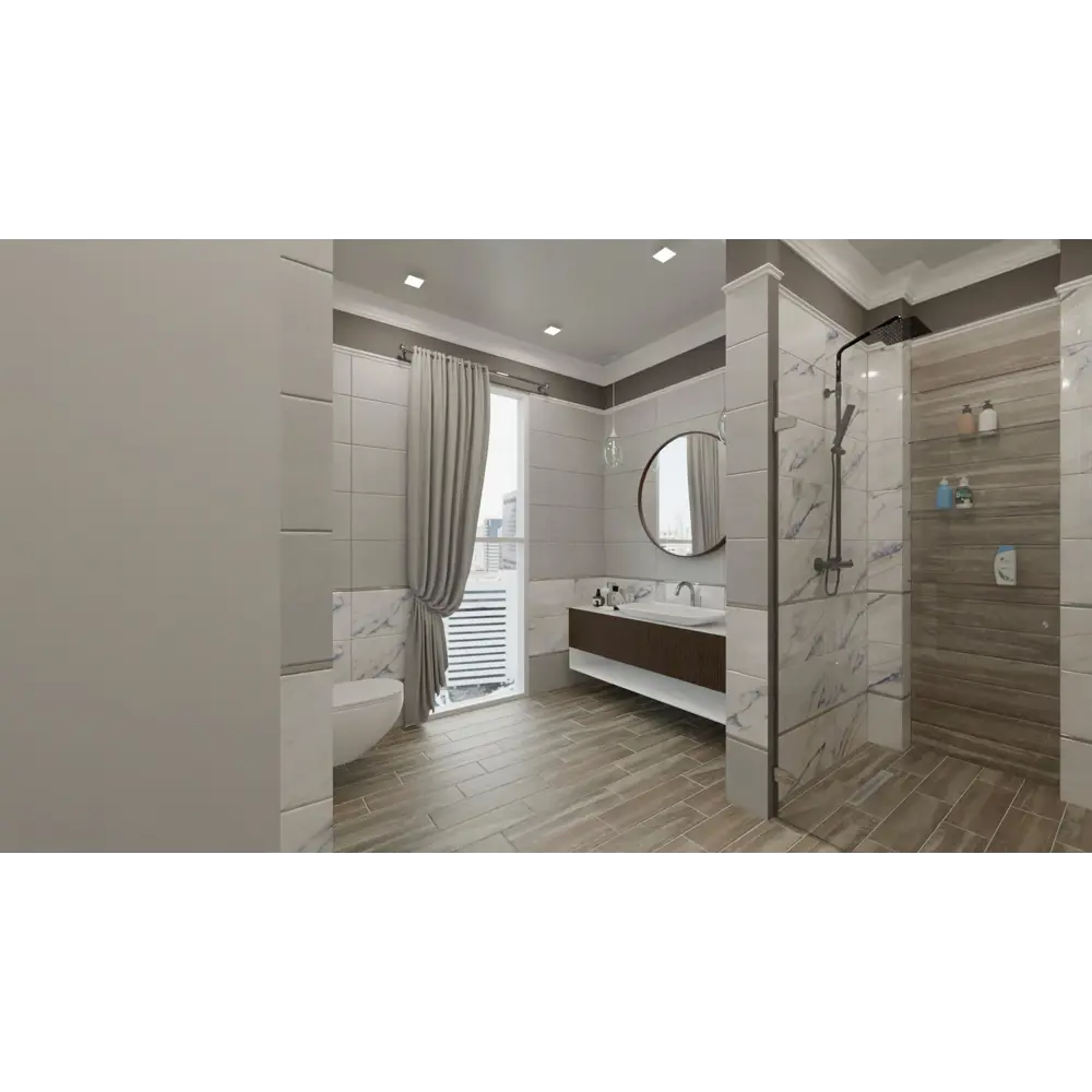 Фото 6 Плитка настенная Montblanc Light МРА 30x60 см 1.62 м² цвет белый Фото 6 Плитка настенная Montblanc Light МРА 30x60 см 1.62 м² цвет белый