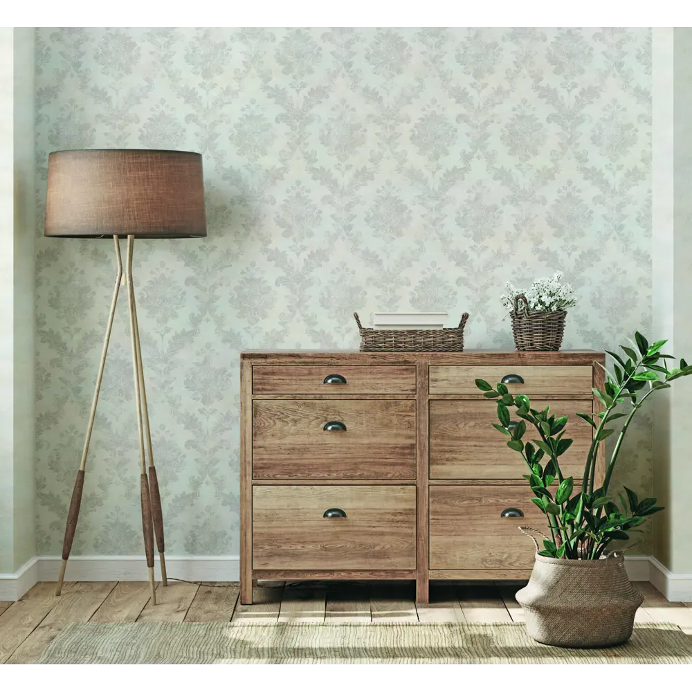 Фото 4 Обои флизелиновые Артекс Анндант серые 1.06 м 10626-04-О