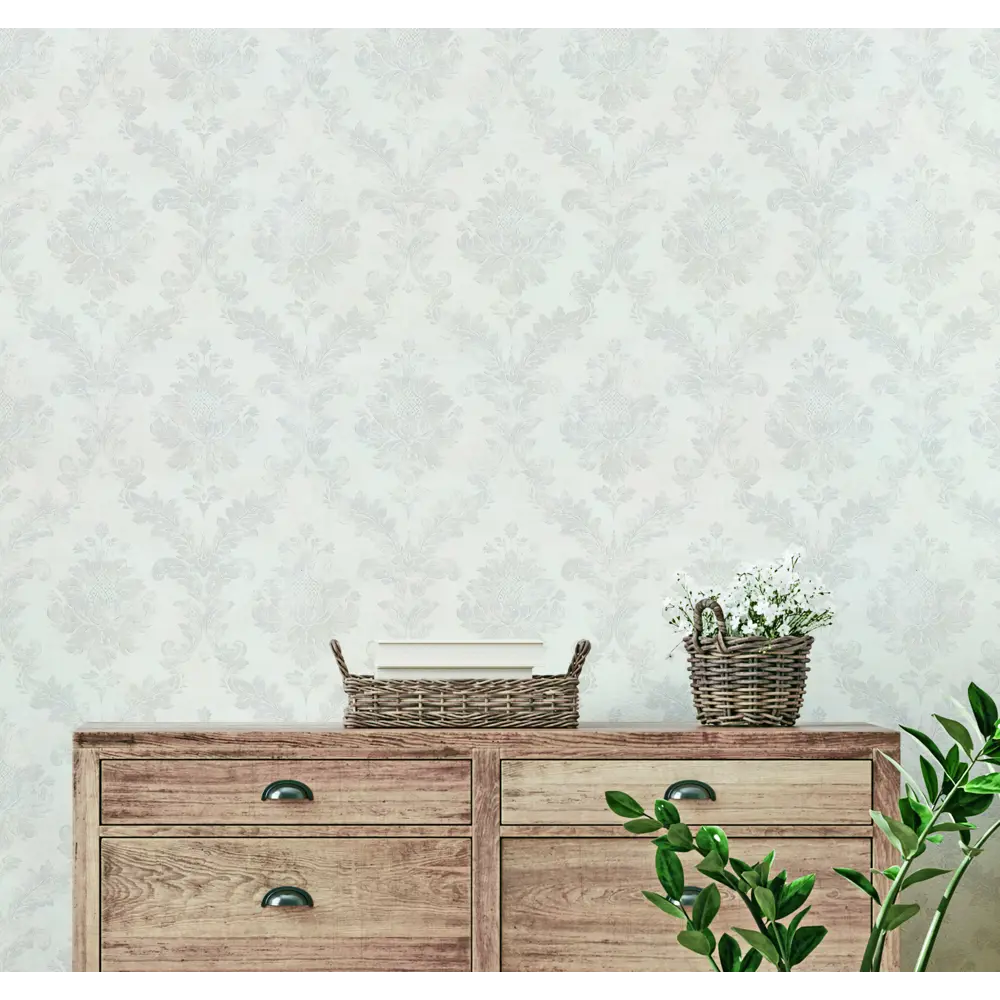 Фото 3 Обои флизелиновые Артекс Анндант серые 1.06 м 10626-04-О