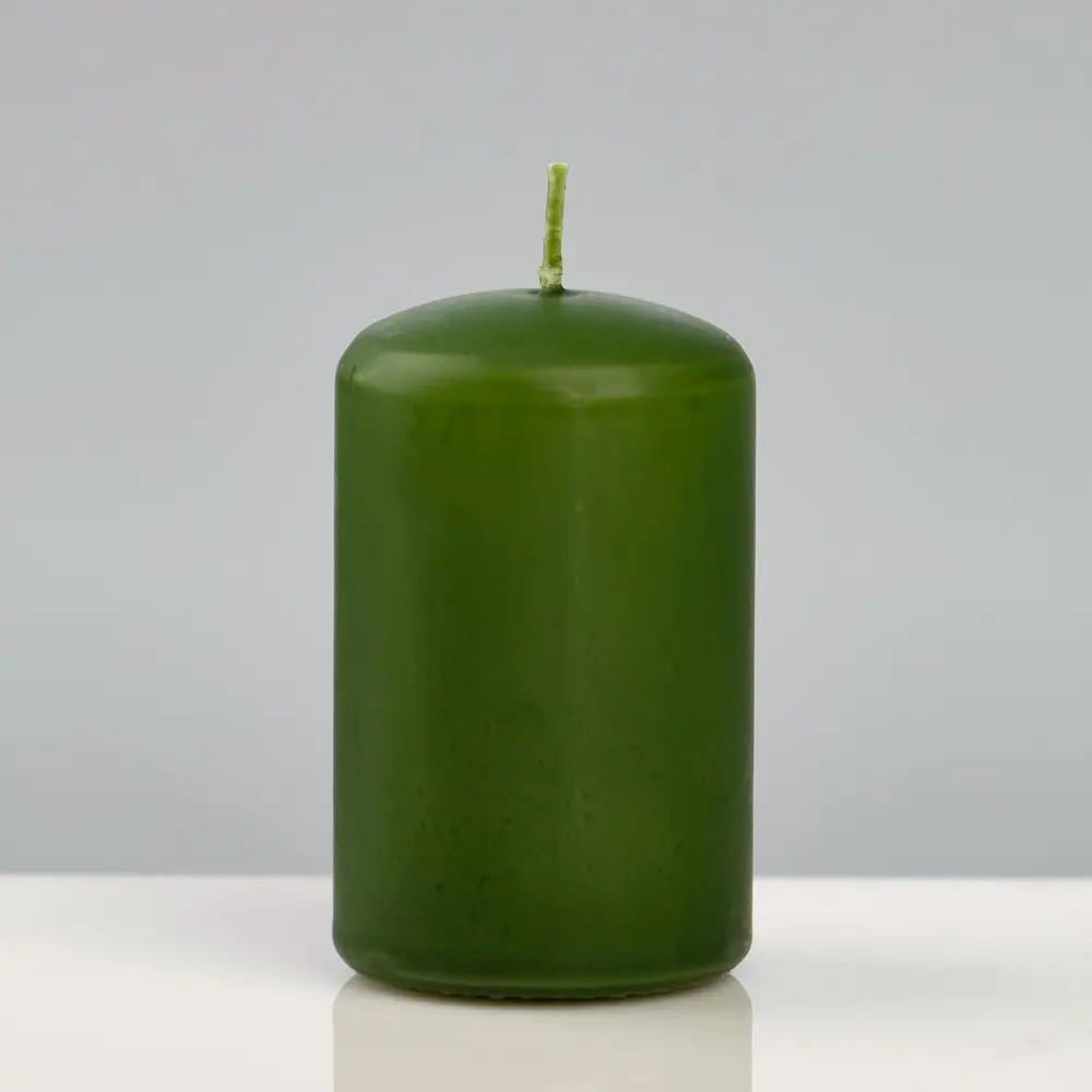 Фото Свеча-цилиндр Trend Decor Candle "Колор" 5x8 см, зелёный Фото Свеча-цилиндр Trend Decor Candle "Колор" 5x8 см, зелёный