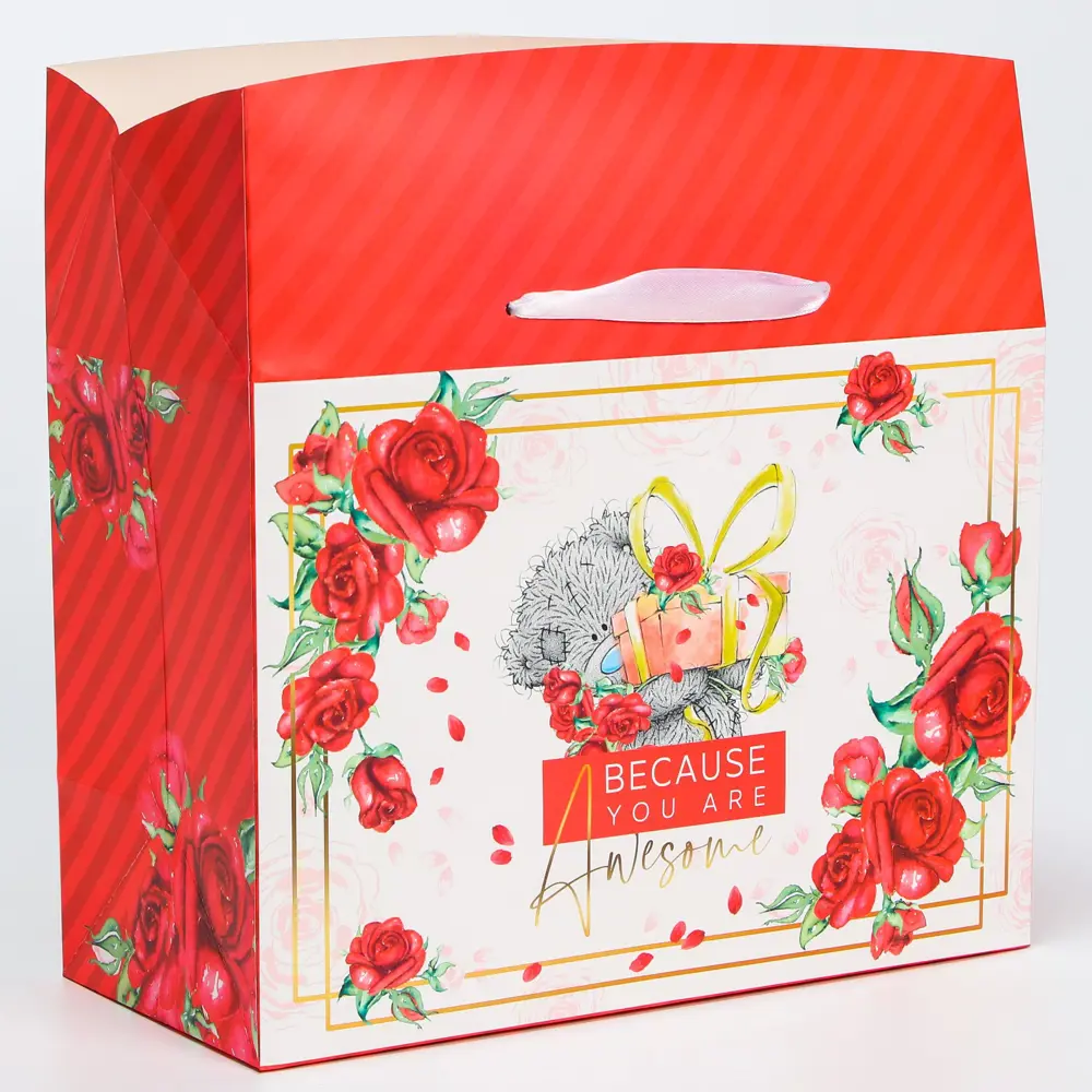 Фото 3 Пакет-коробка "Awesome" Me To You 28x20x13 см