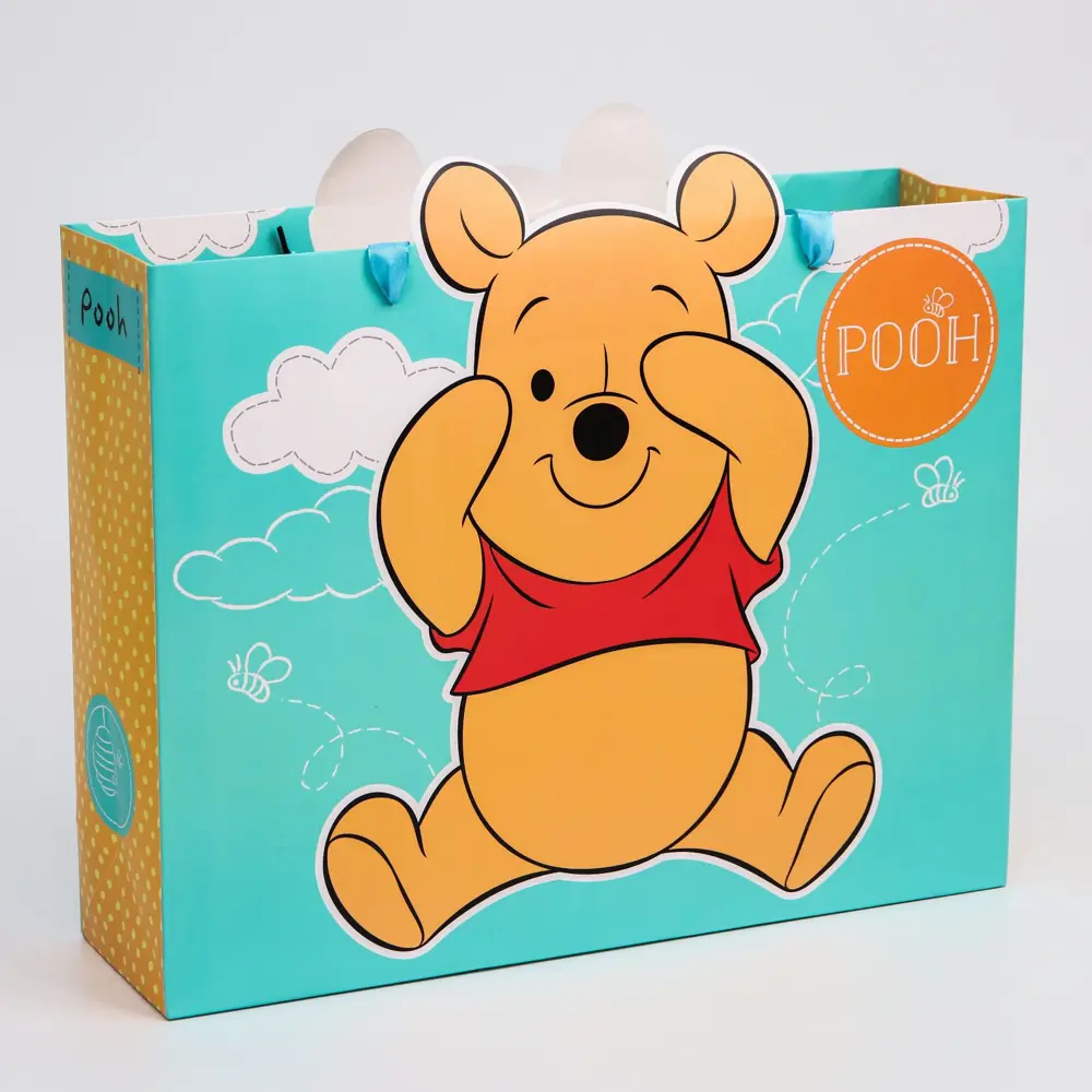 Фото Пакет ламинат горизонтальный "Pooh" Медвежонок Винни и его друзья 31x40x11 см Фото Пакет ламинат горизонтальный "Pooh" Медвежонок Винни и его друзья 31x40x11 см