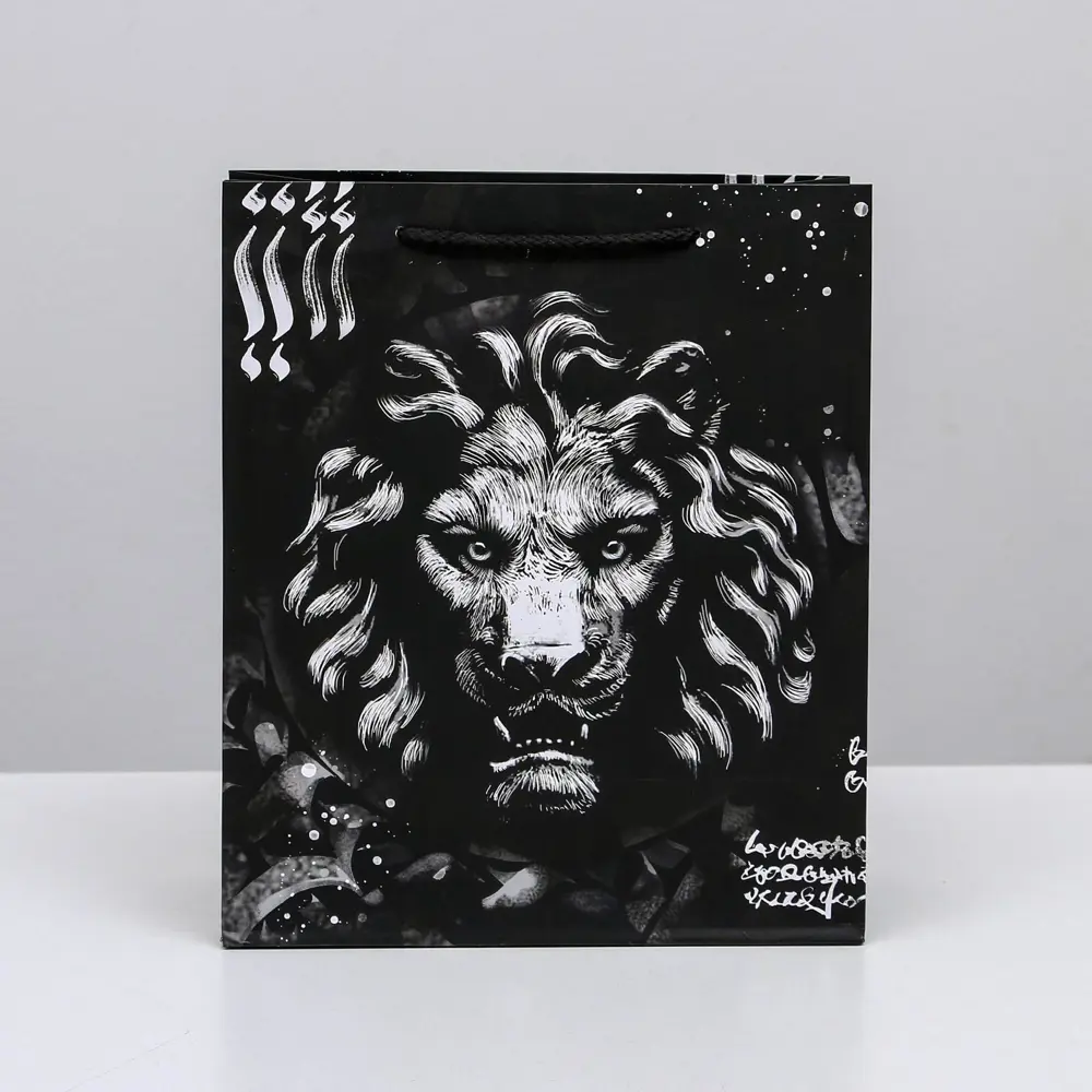 Фото 2 Пакет ламинированный вертикальный «Царь зверей» ML 23x27x11.5 см