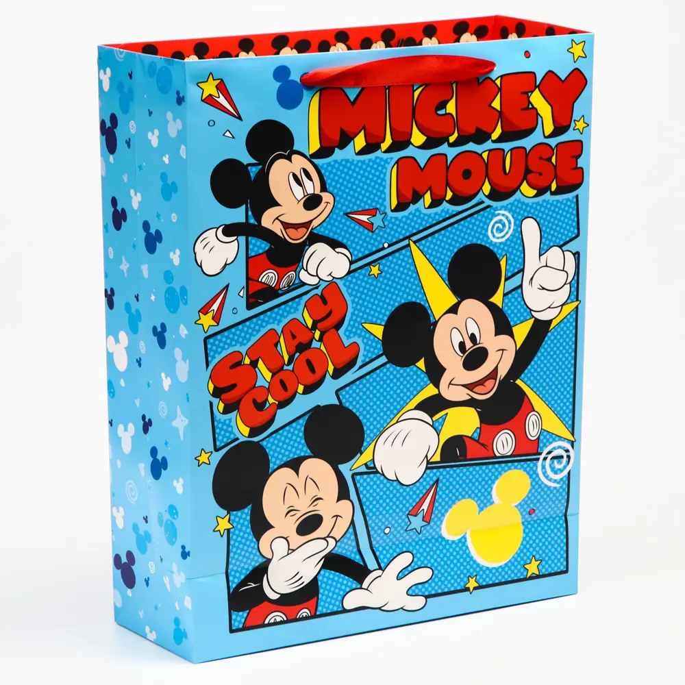 Фото 2 Пакет подарочный "Mickey Mouse" Микки Маус 31x40x11.5 см Фото 2 Пакет подарочный "Mickey Mouse" Микки Маус 31x40x11.5 см
