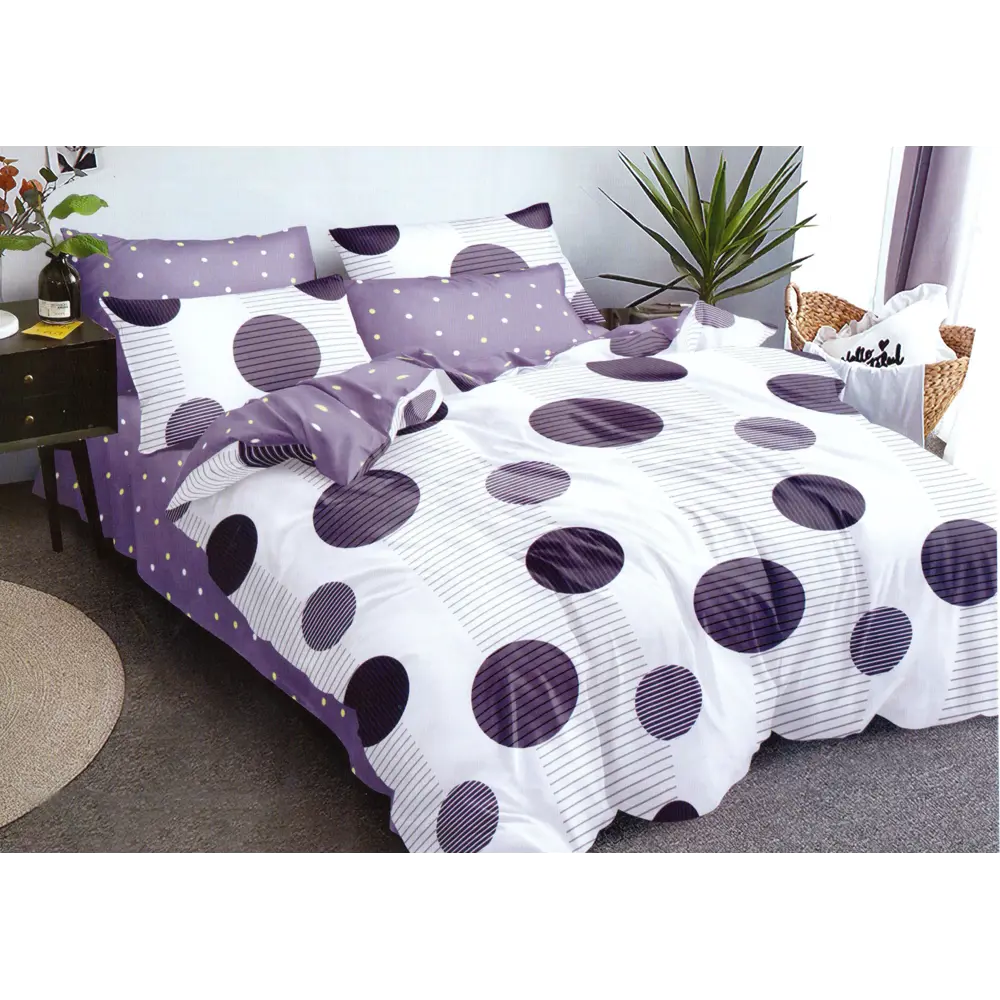 Фото Комплект постельного белья Selena Комфортный сон "Гресия" евро, поплин, разноцветный Фото Комплект постельного белья Selena Комфортный сон "Гресия" евро, поплин, разноцветный