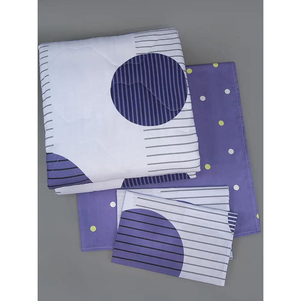 Фото 3 Комплект постельного белья Selena Комфортный сон "Гресия" евро, поплин, разноцветный Фото 3 Комплект постельного белья Selena Комфортный сон "Гресия" евро, поплин, разноцветный