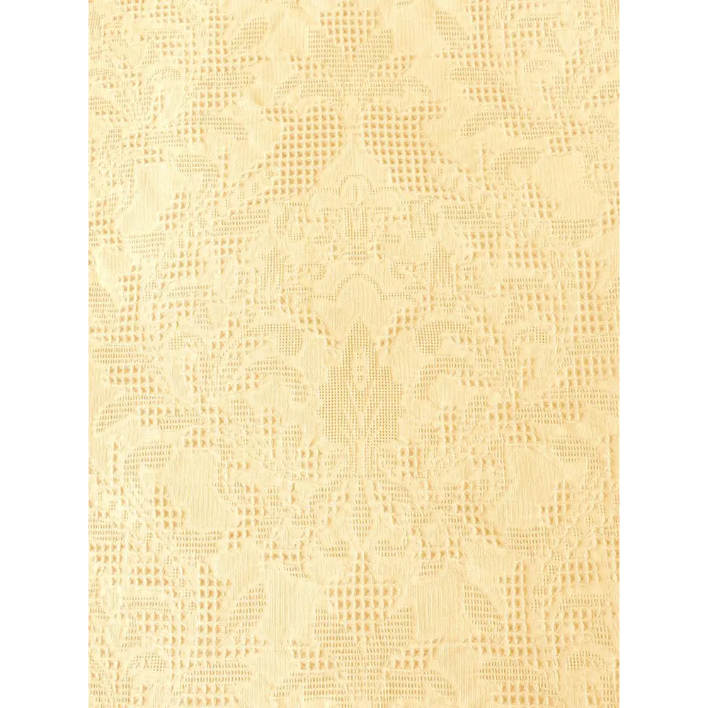 Фото 4 Покрывало Lucky Листья с бахромой U000423, 150x200 см, жаккард, цвет желтый