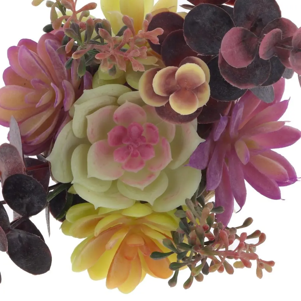 Фото 4 Цветочная композиция 749164 15x24x19 см ПВХ разноцветная