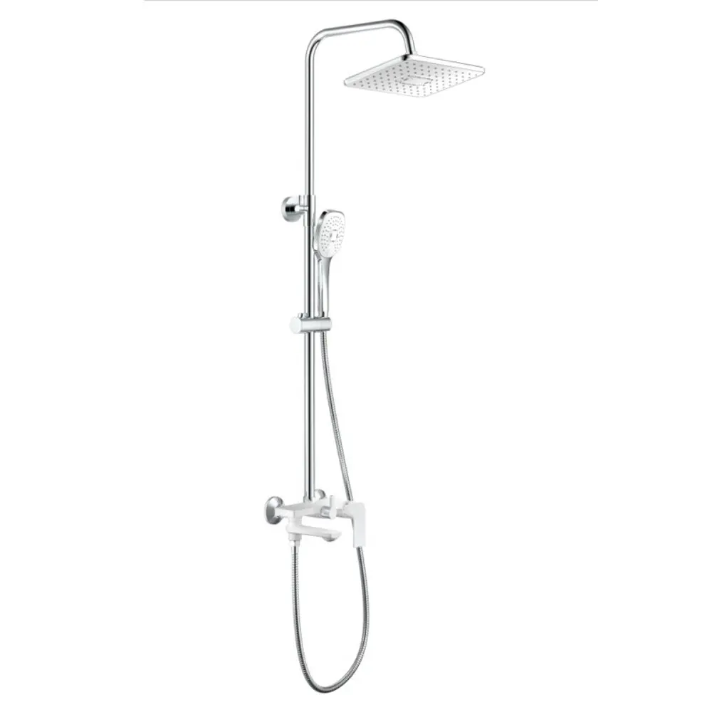 Фото Душевая система HAIBA HB HB94505-8 2 режима цвет белый Фото Душевая система HAIBA HB HB94505-8 2 режима цвет белый