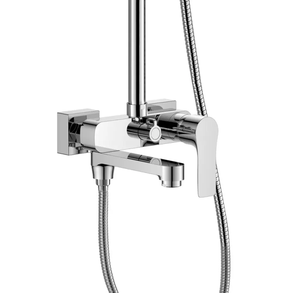 Фото 4 Душевая система HAIBA HB HB9401 1 режим цвет хром Фото 4 Душевая система HAIBA HB HB9401 1 режим цвет хром