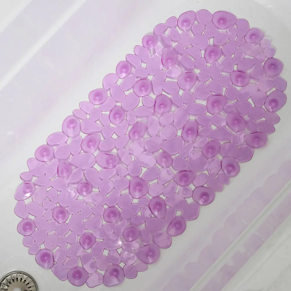 Фото 2 Коврик для ванной комнаты Доляна 574275 68х34см цвет разноцветный Фото 2 Коврик для ванной комнаты Доляна 574275 68х34см цвет разноцветный