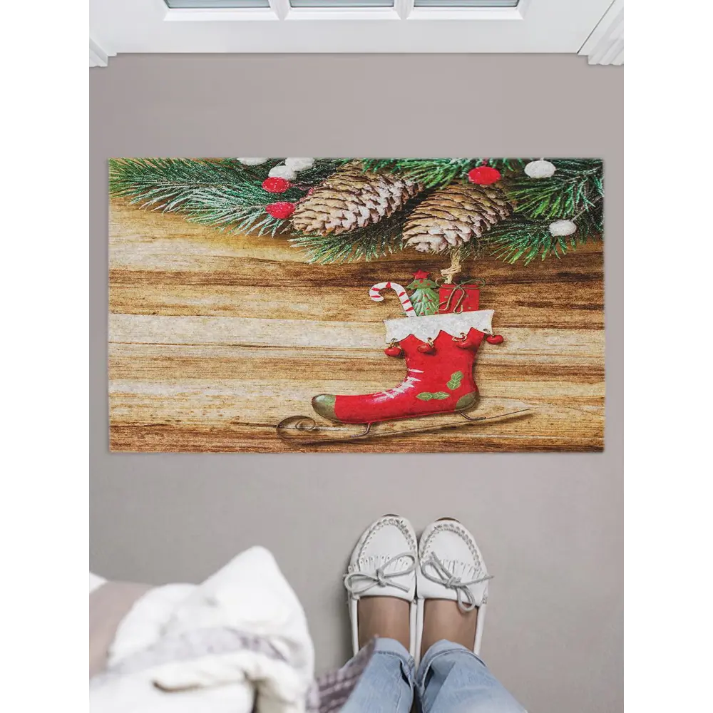 Фото Коврик грязезащитный Joyarty door_78539 45x75 см войлок Фото Коврик грязезащитный Joyarty door_78539 45x75 см войлок