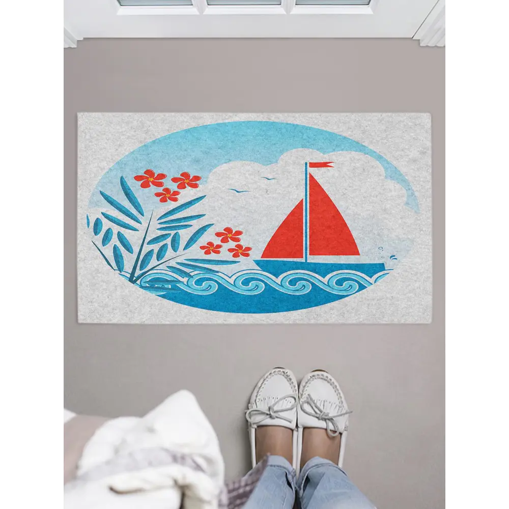 Фото Коврик грязезащитный Joyarty door_12522 45x75 см войлок Фото Коврик грязезащитный Joyarty door_12522 45x75 см войлок