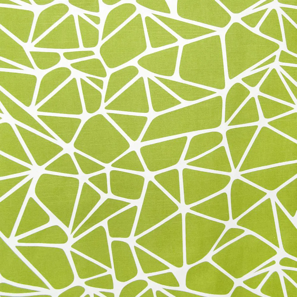 Фото 4 Штора на шторной ленте Триада 200х270 см геометрические фигуры цвет зеленый