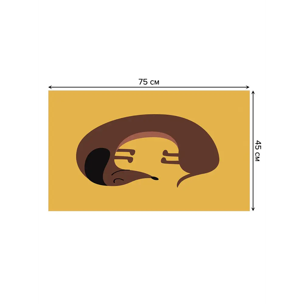 Фото 2 Коврик грязезащитный Joyarty door_274854 45x75 см войлок Фото 2 Коврик грязезащитный Joyarty door_274854 45x75 см войлок