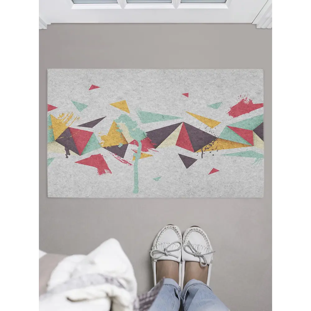 Фото Коврик грязезащитный Joyarty door_28043 45x75 см войлок Фото Коврик грязезащитный Joyarty door_28043 45x75 см войлок