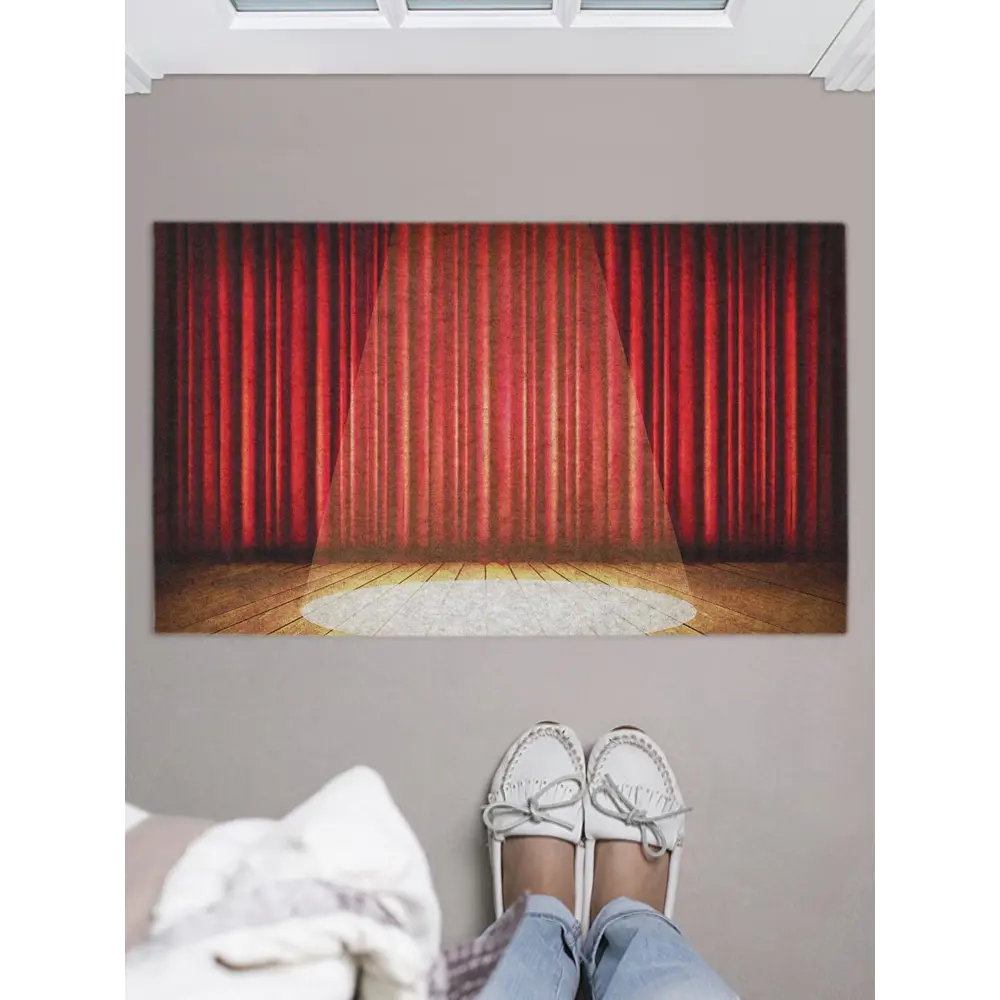 Фото Коврик грязезащитный Joyarty door_8208 45x75 см войлок Фото Коврик грязезащитный Joyarty door_8208 45x75 см войлок