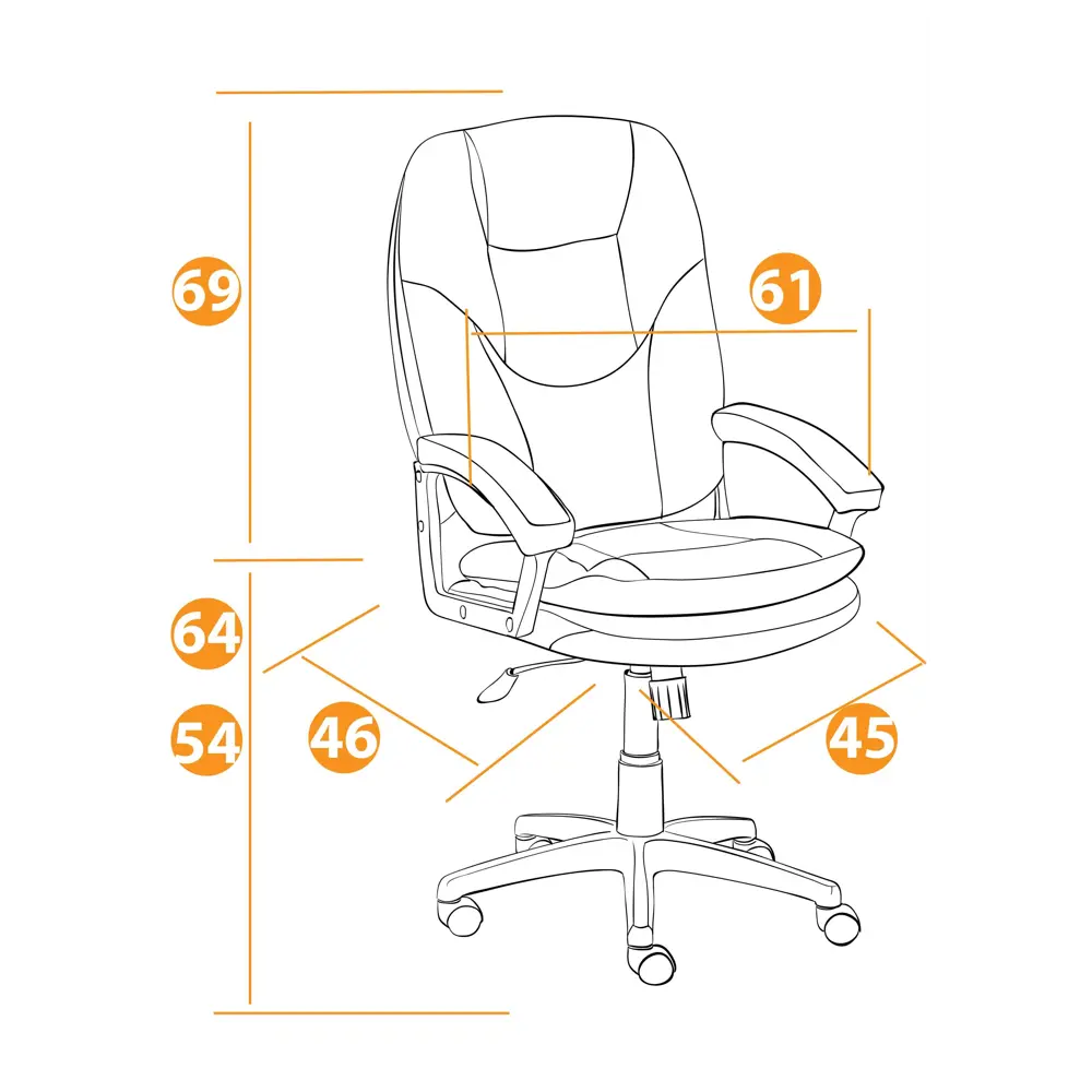 Фото 5 Офисное кресло Tetchair ткань comfort lt 13770 Фото 5 Офисное кресло Tetchair ткань comfort lt 13770