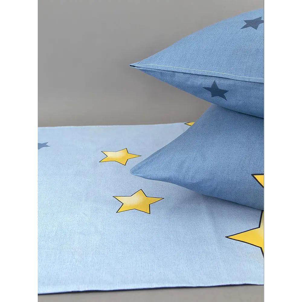 Фото 4 Комплект постельного белья Selena «Ноктюрн» евро, поплин, разноцветный