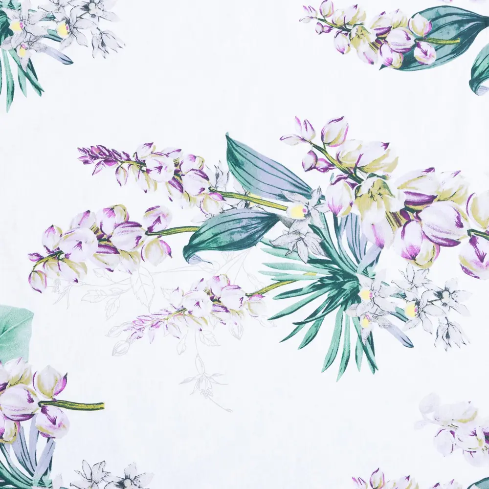 Фото 3 Комплект постельного белья Lovelife «Ботаника» евро, поплин, разноцветный