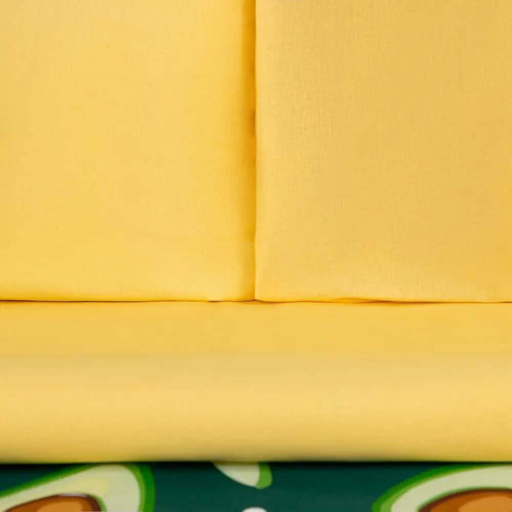 Фото 3 Комплект постельного белья Этель «Avocado» полутораспальный, поплин, разноцветный