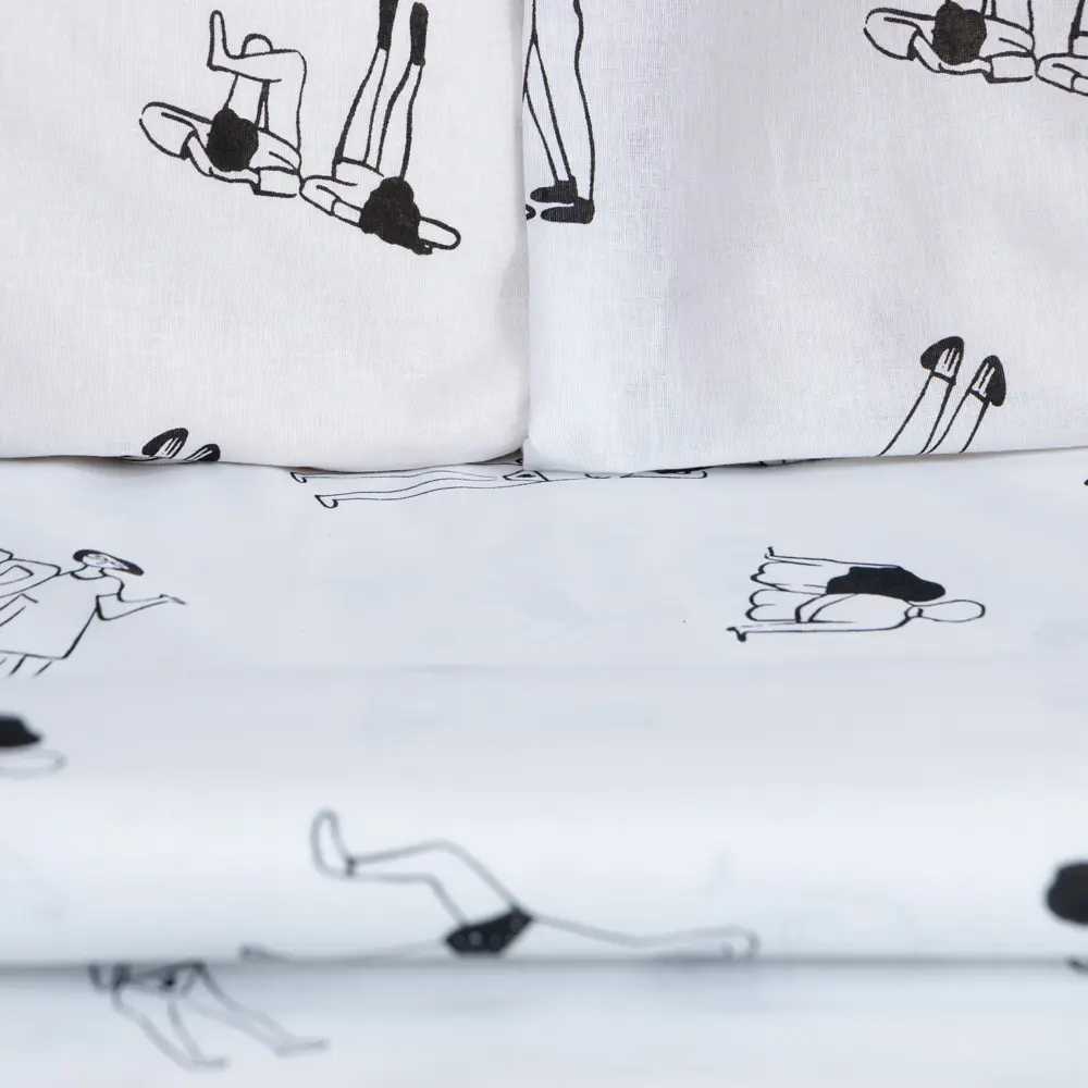 Фото 3 Комплект постельного белья Этель «People» (вид 1) полутораспальный, поплин, разноцветный