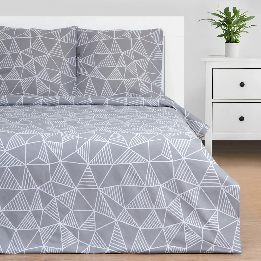 Фото Комплект постельного белья Этель «Калейдоскоп» полутораспальный, поплин, разноцветный