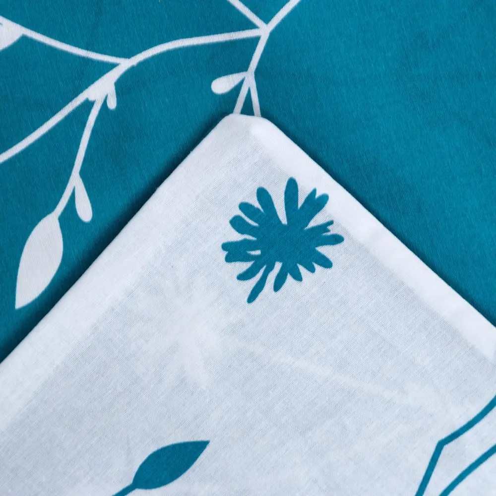 Фото 4 Комплект постельного белья Этель «Flowers» (вид 2) двуспальный, поплин, разноцветный