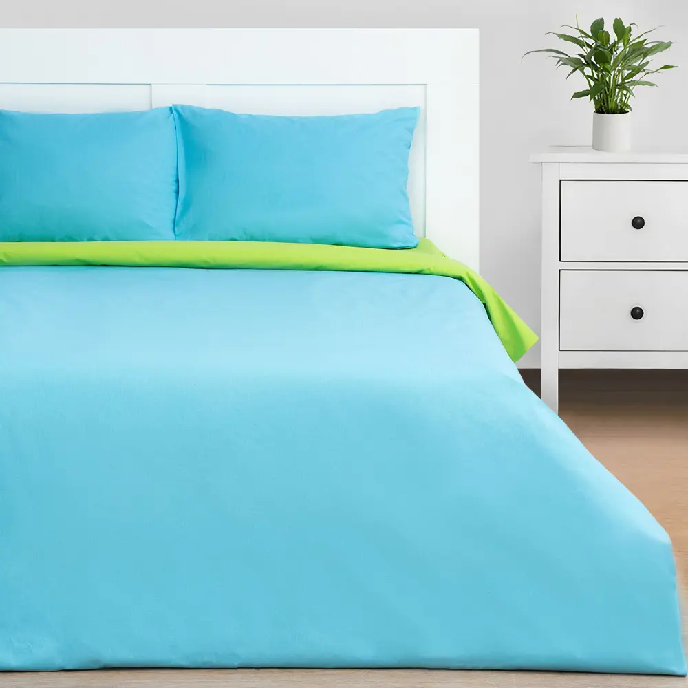 Фото Комплект постельного белья Этель «Bright day» двуспальный, поплин, разноцветный