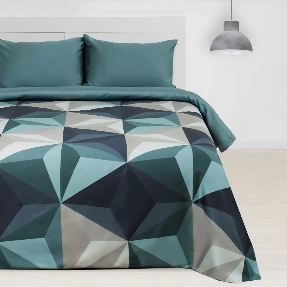 Фото Комплект постельного белья Этель «Даймонд» (вид 2) двуспальный, сатин, разноцветный