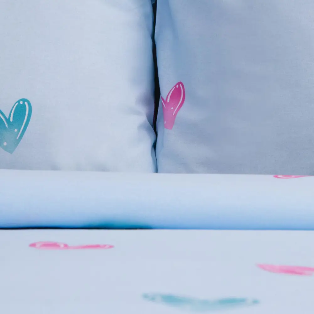 Фото 2 Комплект постельного белья Lovelife «Нежное утро» (вид 1) евро, поплин, разноцветный