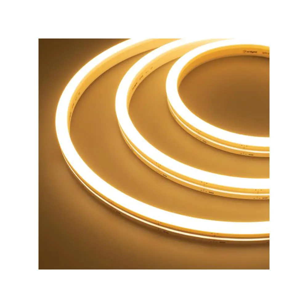 Фото 2 Светодиодная лента Arlight 027938 SMD 2835 120 диод/9.6 Вт/м 24 В IP67 5 м теплый белый свет Фото 2 Светодиодная лента Arlight 027938 SMD 2835 120 диод/9.6 Вт/м 24 В IP67 5 м теплый белый свет