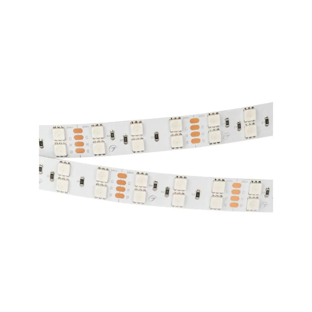 Фото Светодиодная лента Arlight 011205(2) SMD 5060 120 диод/24 Вт/м 24 В IP20 5 м красный свет Фото Светодиодная лента Arlight 011205(2) SMD 5060 120 диод/24 Вт/м 24 В IP20 5 м красный свет