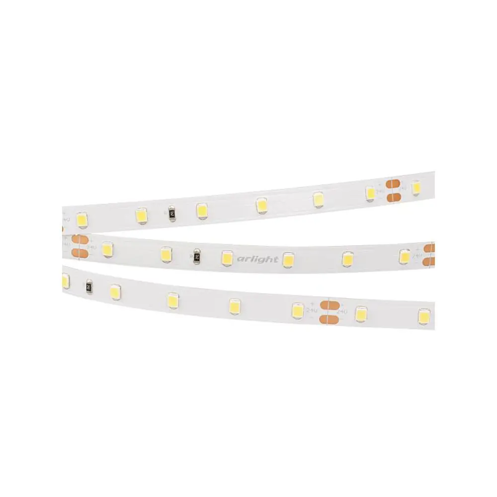 Фото 2 Светодиодная лента Arlight 016147(2) SMD 2835 60 диод/4 Вт/м 24 В IP20 5 м холодный белый свет Фото 2 Светодиодная лента Arlight 016147(2) SMD 2835 60 диод/4 Вт/м 24 В IP20 5 м холодный белый свет