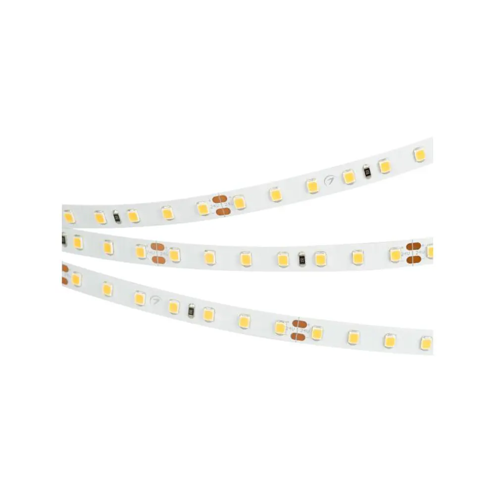 Фото Светодиодная лента ARLIGHT 021453(1) SMD 2835 98 диод/9.40 Вт/м 24 В IP20 5 м теплый белый свет Фото Светодиодная лента ARLIGHT 021453(1) SMD 2835 98 диод/9.40 Вт/м 24 В IP20 5 м теплый белый свет