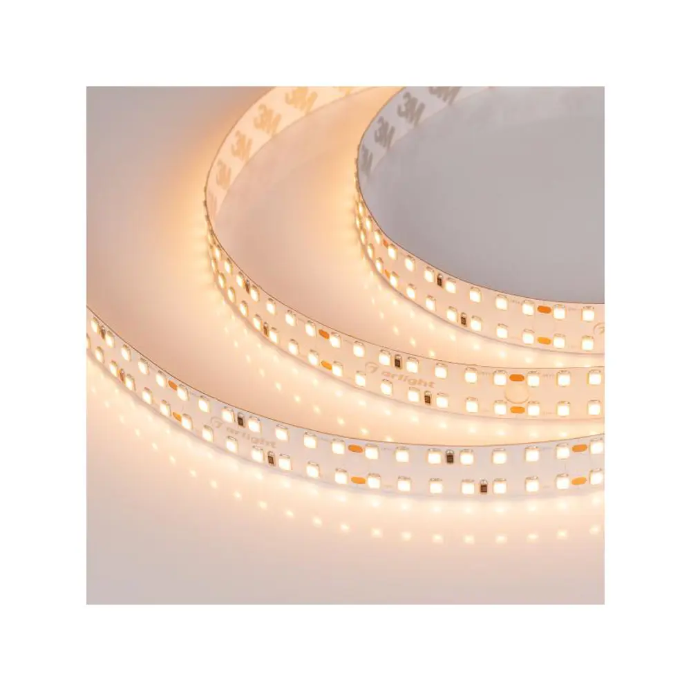 Фото 2 Светодиодная лента Arlight 023398(2) SMD 2835 280 диод/20 Вт/м 24 В IP20 2.5 м теплый белый свет Фото 2 Светодиодная лента Arlight 023398(2) SMD 2835 280 диод/20 Вт/м 24 В IP20 2.5 м теплый белый свет