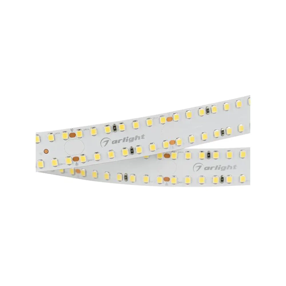 Фото Светодиодная лента ARLIGHT 023401(1) SMD 2835 280 диод/20 Вт/м 24 В IP20 2.50 м теплый белый свет Фото Светодиодная лента ARLIGHT 023401(1) SMD 2835 280 диод/20 Вт/м 24 В IP20 2.50 м теплый белый свет