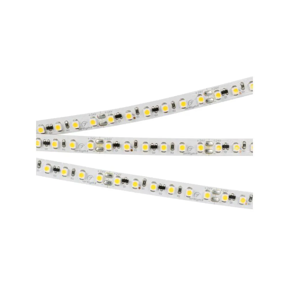 Фото Светодиодная лента ARLIGHT 025007 SMD 3528 120 диод/9.60 Вт/м 24 В IP20 10 м теплый белый свет Фото Светодиодная лента ARLIGHT 025007 SMD 3528 120 диод/9.60 Вт/м 24 В IP20 10 м теплый белый свет