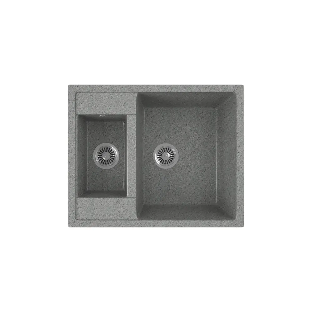 Фото Врезная мойка Greenstone 61x50x20 см литьевой мрамор цвет темно-серый GRS-21-309 Фото Врезная мойка Greenstone 61x50x20 см литьевой мрамор цвет темно-серый GRS-21-309