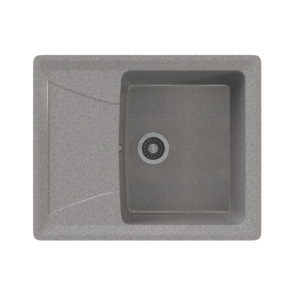 Фото Врезная мойка Gamma Stone 60.50x49x19 см литьевой мрамор цвет темно-серый GS-3-09 Фото Врезная мойка Gamma Stone 60.50x49x19 см литьевой мрамор цвет темно-серый GS-3-09