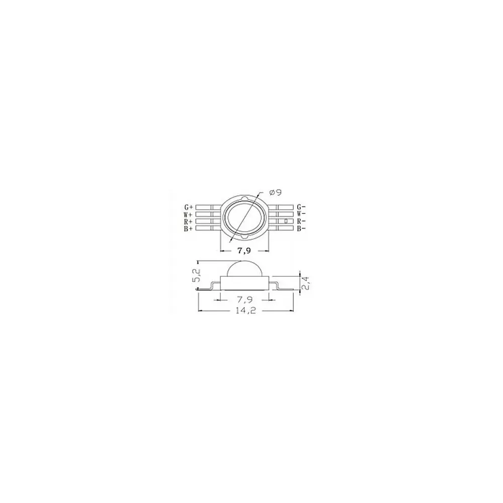 Фото 2 Мощный светодиод ARPL-4W-EPA-RGBW 350mA Arlight Emitter 020332 Фото 2 Мощный светодиод ARPL-4W-EPA-RGBW 350mA Arlight Emitter 020332