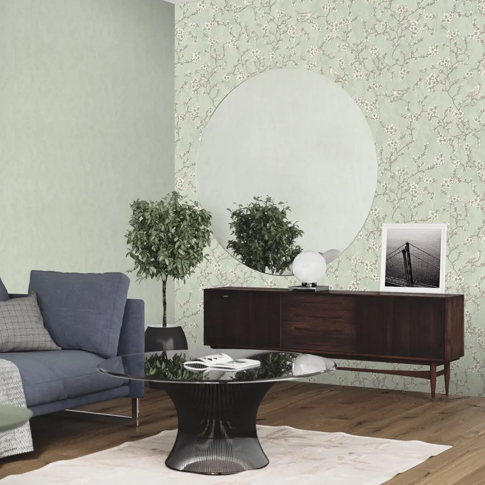 Фото 4 Обои флизелиновые Euro Decor Edem зеленые 1.06 м ED7165-04 Фото 4 Обои флизелиновые Euro Decor Edem зеленые 1.06 м ED7165-04