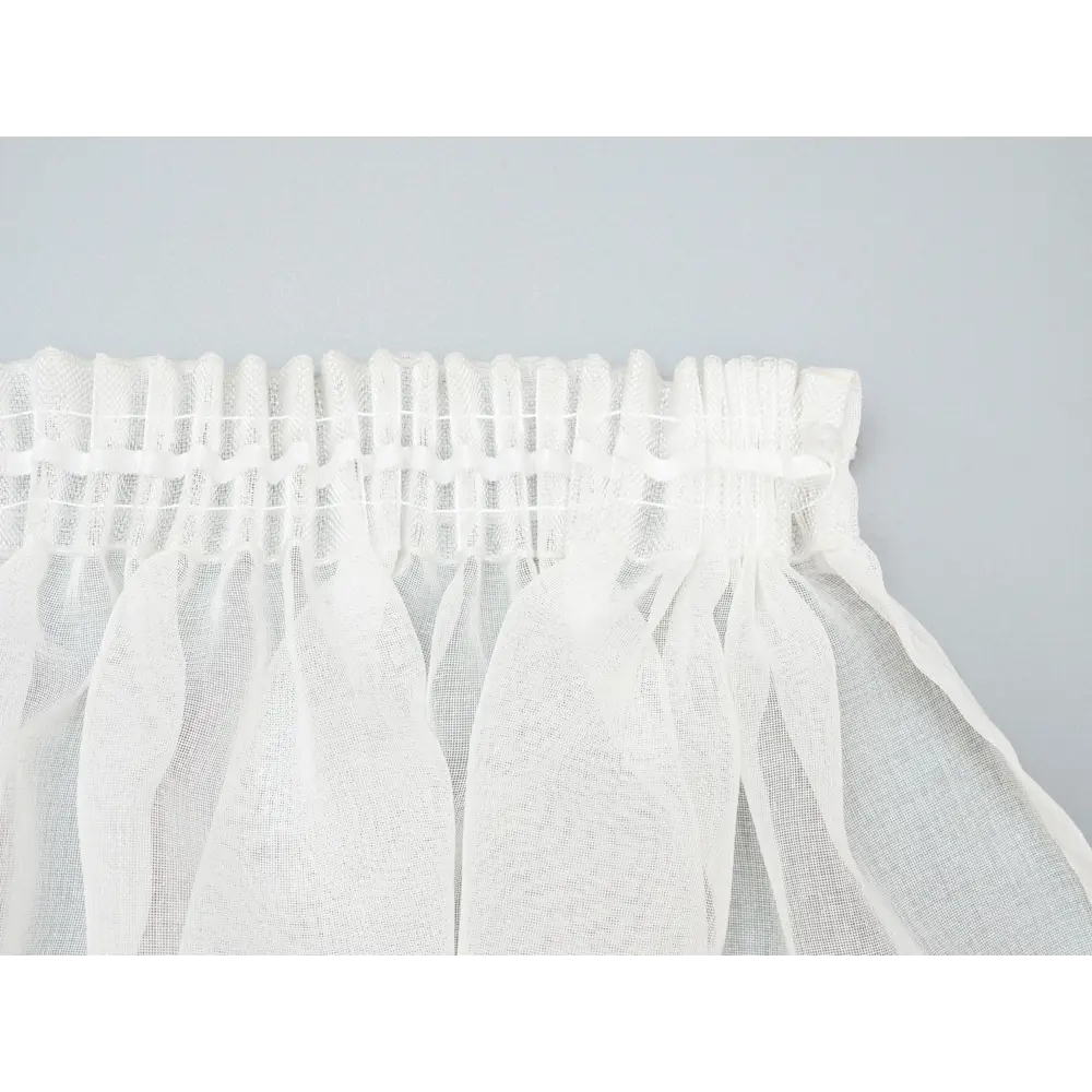 Фото 6 Тюль на шторной ленте Harmony 400x240 см цвет молочный Фото 6 Тюль на шторной ленте Harmony 400x240 см цвет молочный