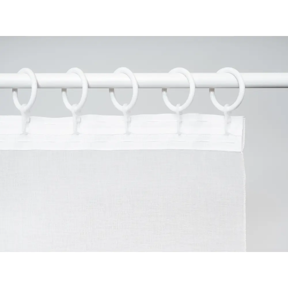 Фото 8 Тюль на шторной ленте Harmony 400x240 см цвет молочный Фото 8 Тюль на шторной ленте Harmony 400x240 см цвет молочный